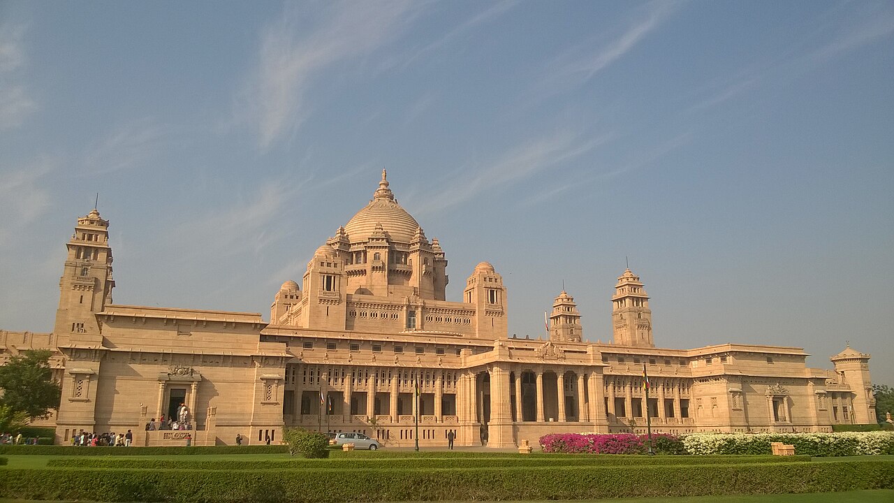Umaid Bhawan Palace, one of the largest private homes in the world.