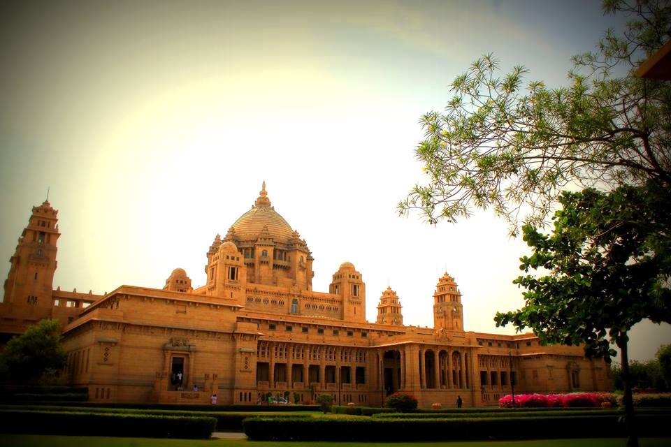 Umaid Bhawan Palace, seat of the maharajas of Jodhpur.