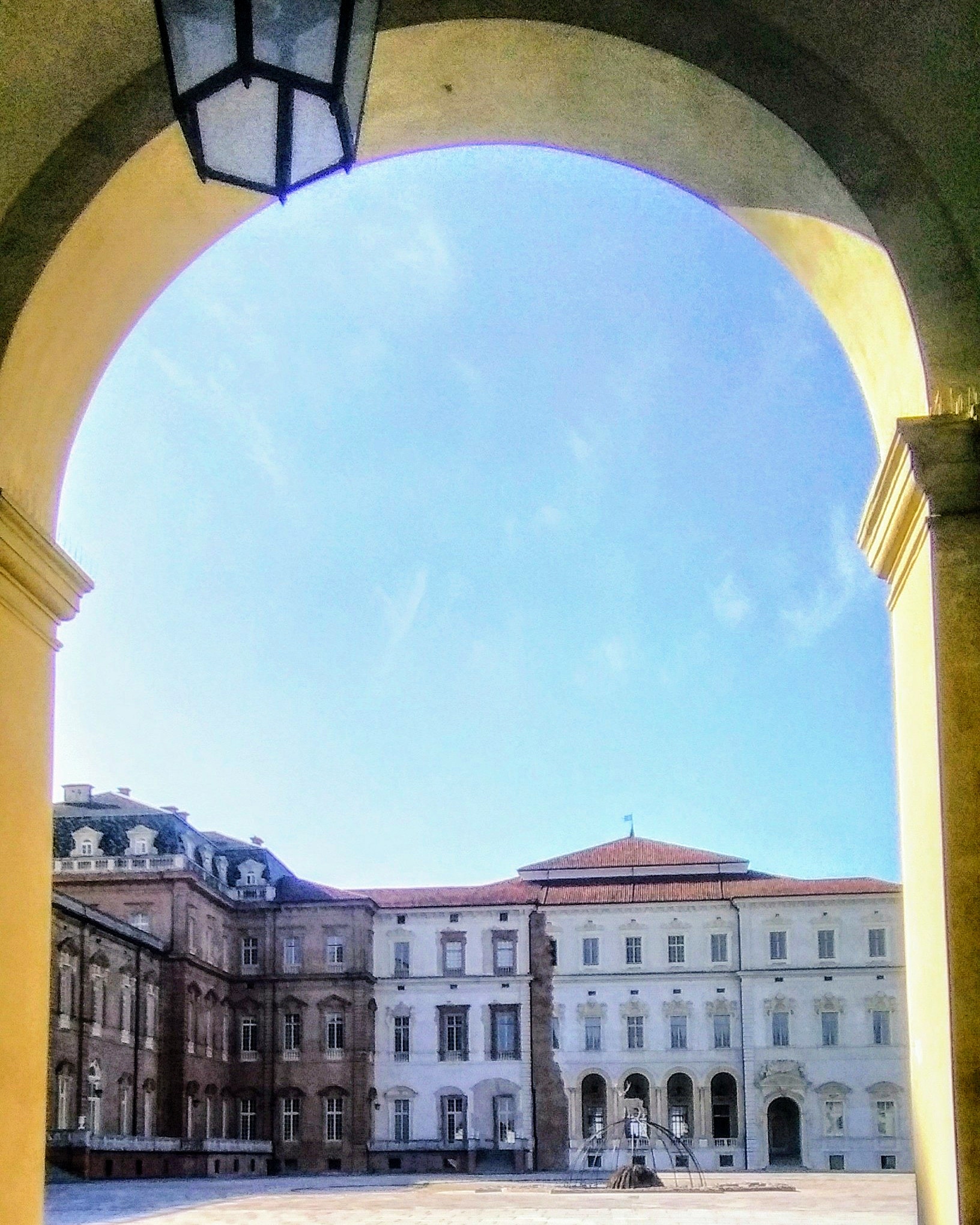 The facade of the Reggia di Venaria Reale
