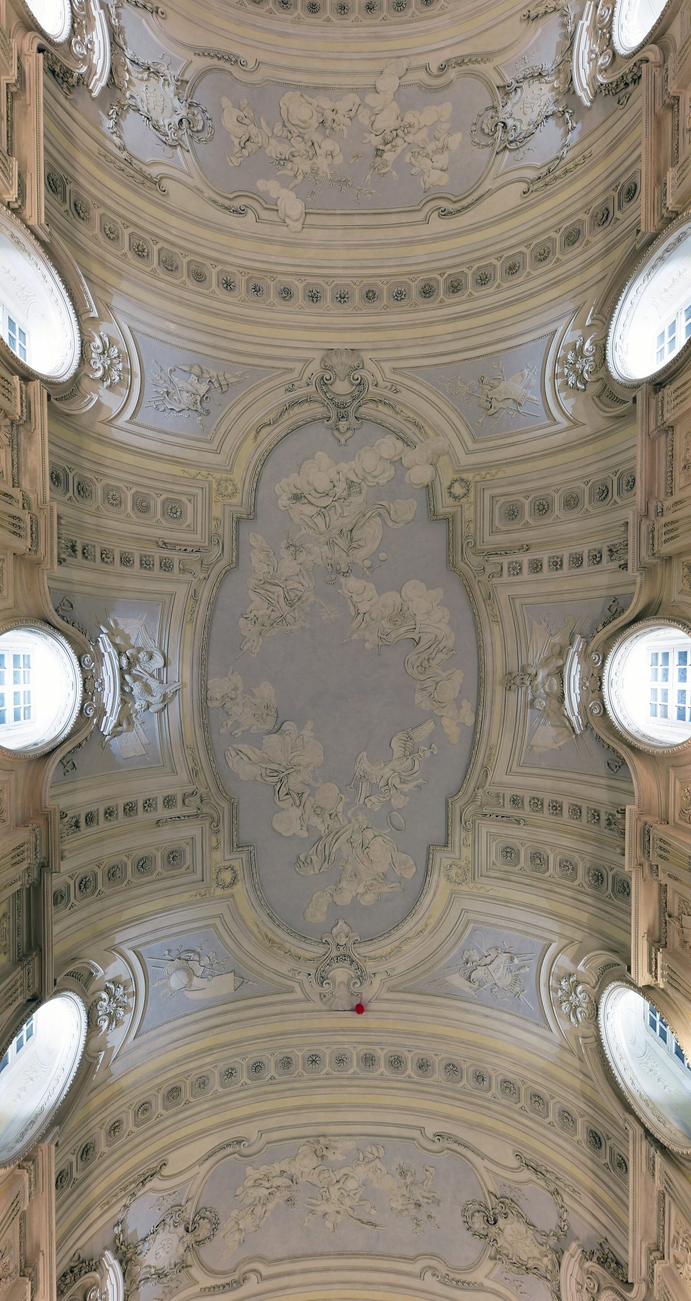 The ceiling of the Great Gallery