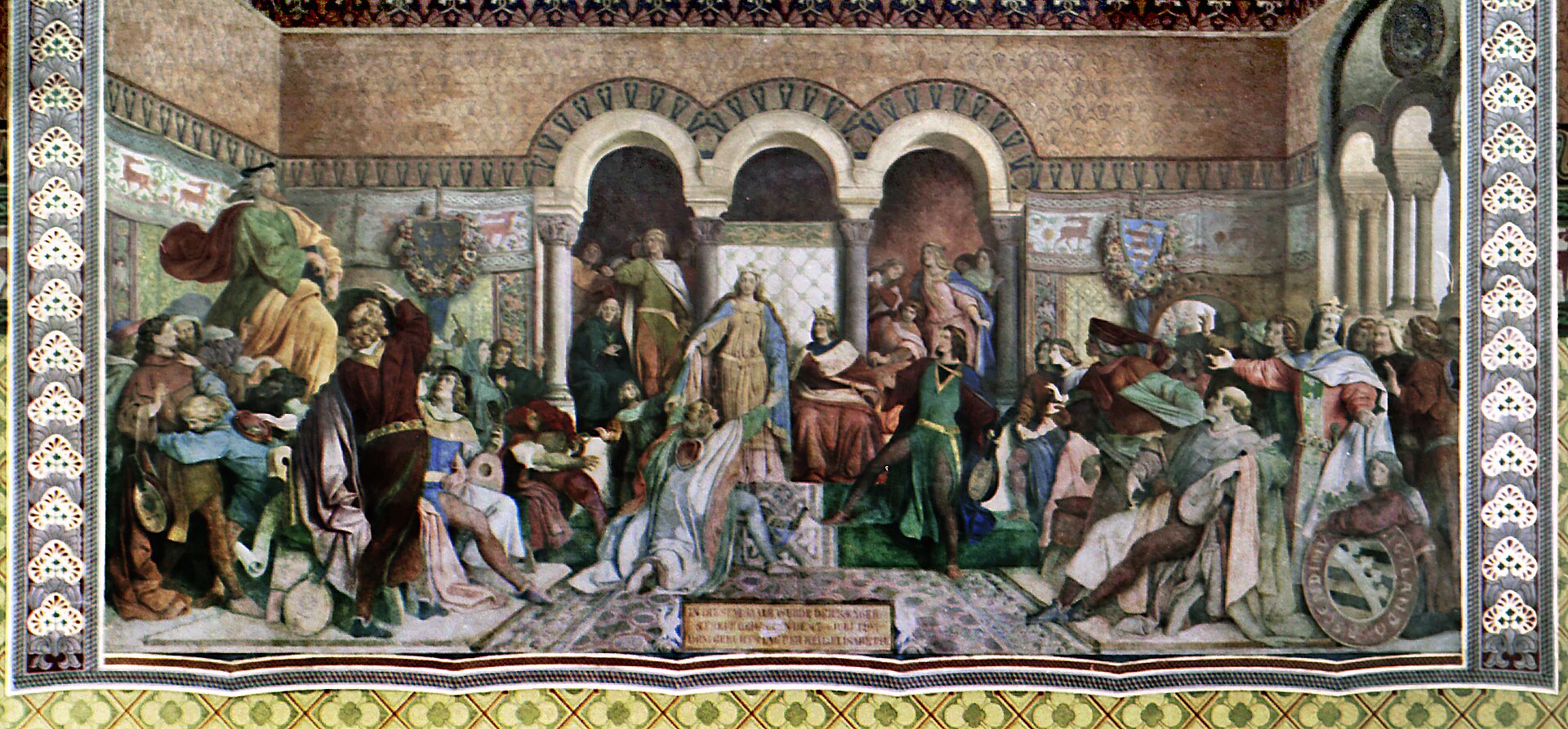 The Hall of the Minstrels, associated with the legendary contest of song