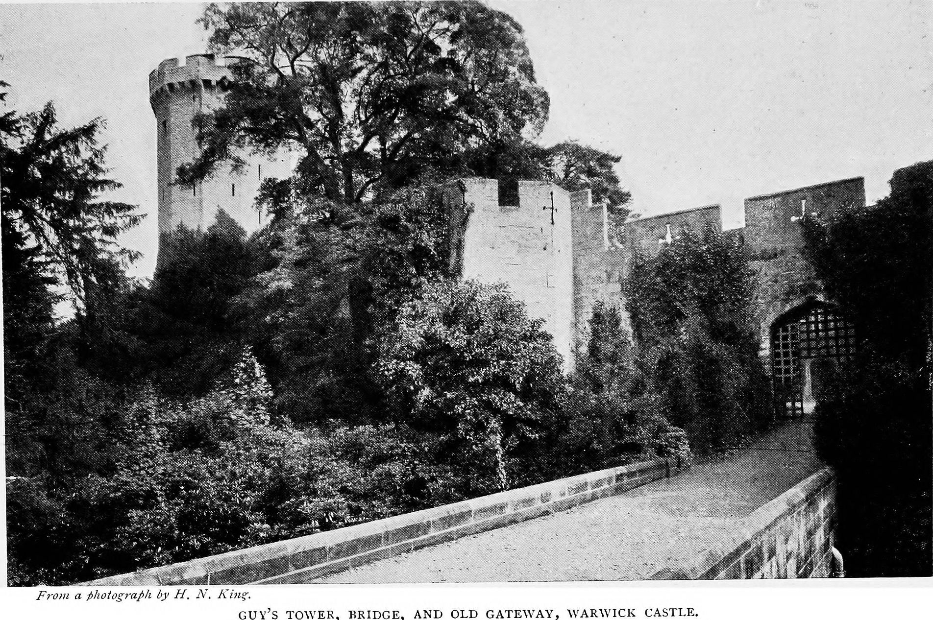 The main gatehouse and barbican, Warwick's heavily defended medieval entrance