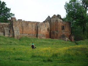 A tower on Warwick's walls, part of the defences raised by the powerful earls of Warwick