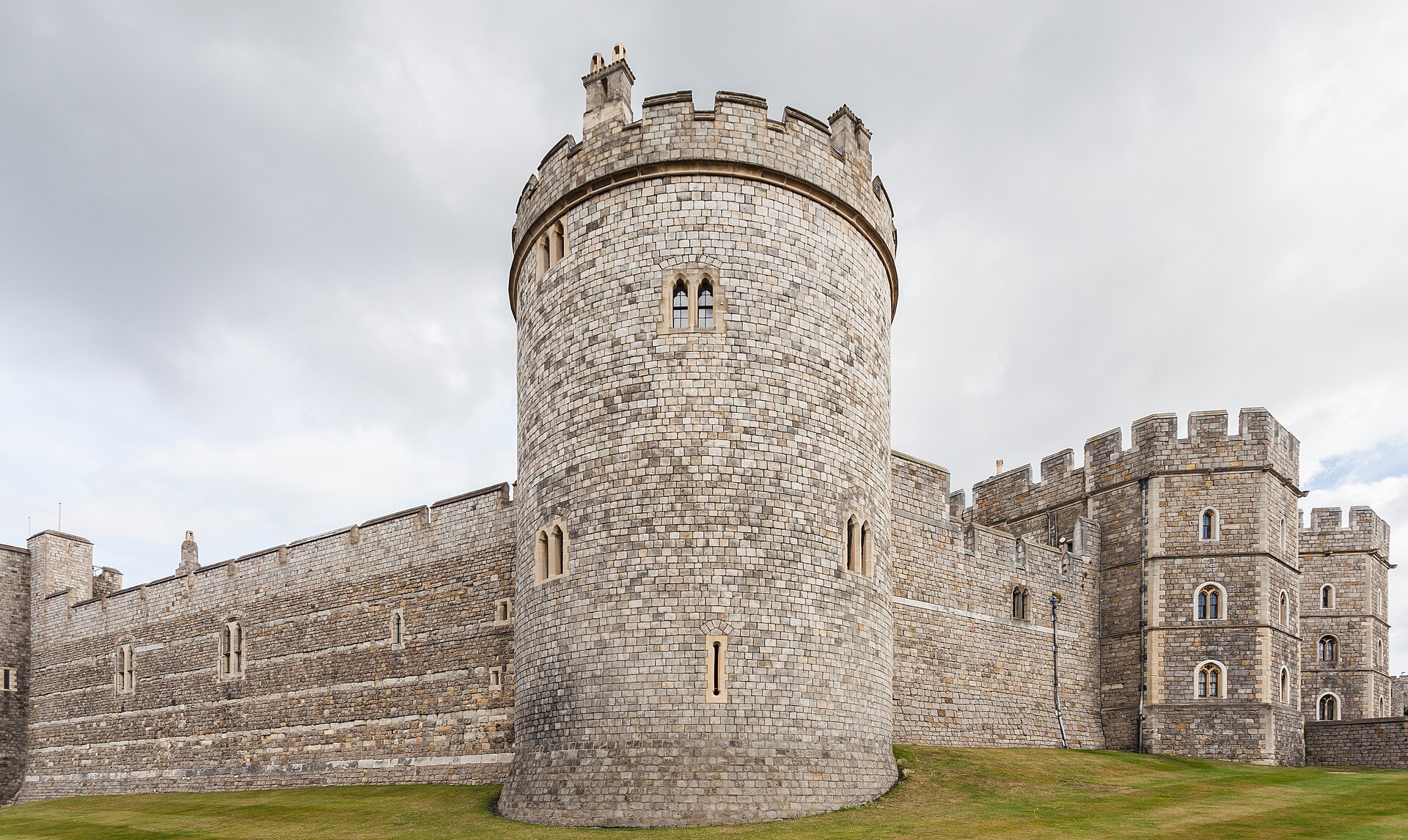 Windsor Castle, seen from the town