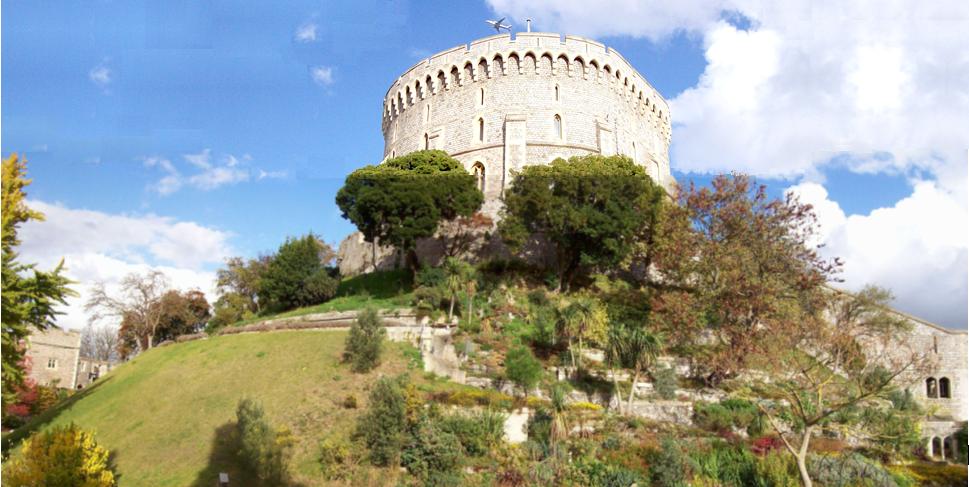 The Round Tower and the towers of Windsor Castle