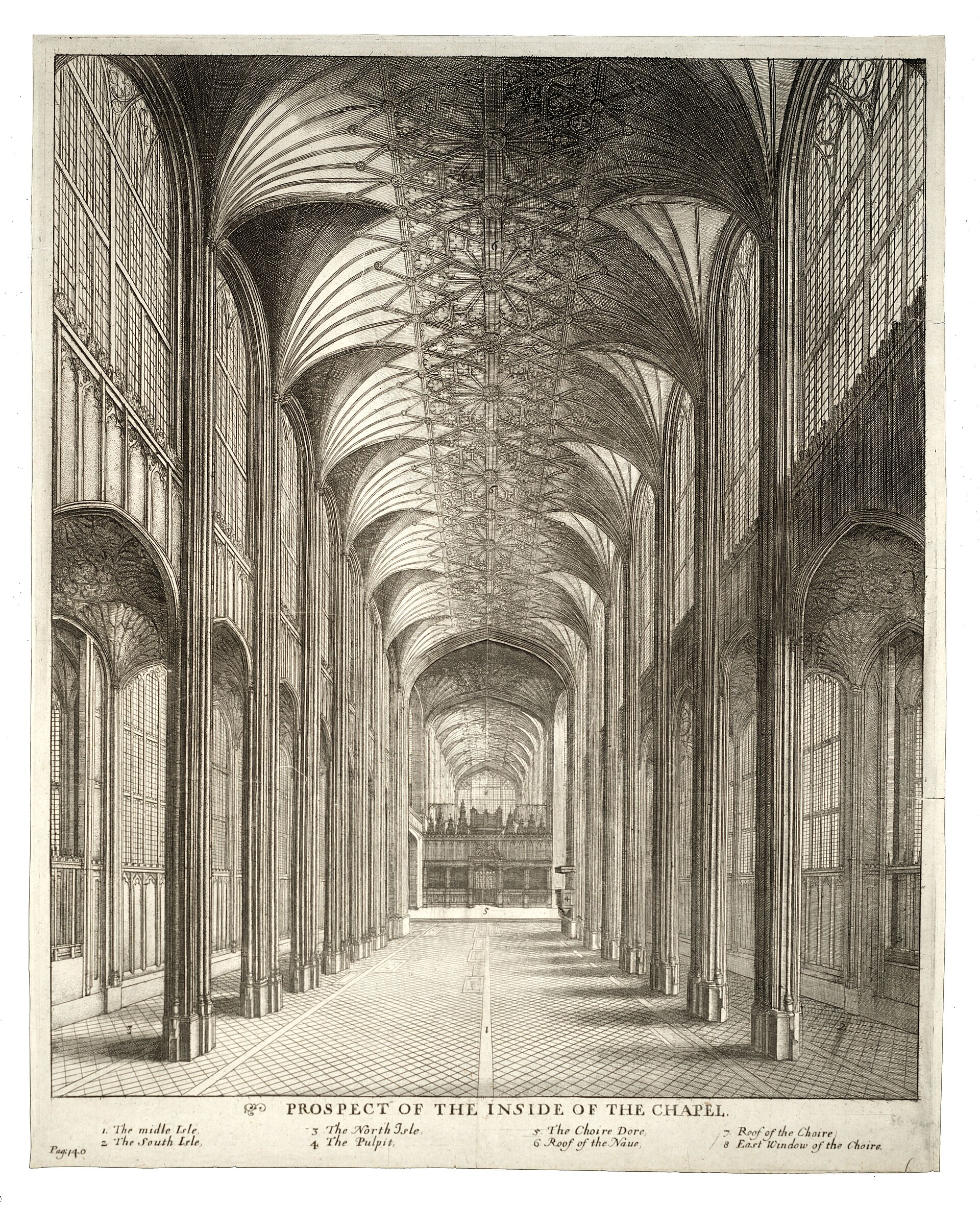 The nave of St George's Chapel, a masterpiece of English Gothic