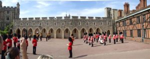 The Changing of the Guard at Windsor, a ceremony that still plays out below the castle walls