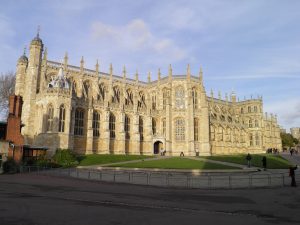 St George's Chapel, the spiritual home of the Order of the Garter and burial place of ten monarchs