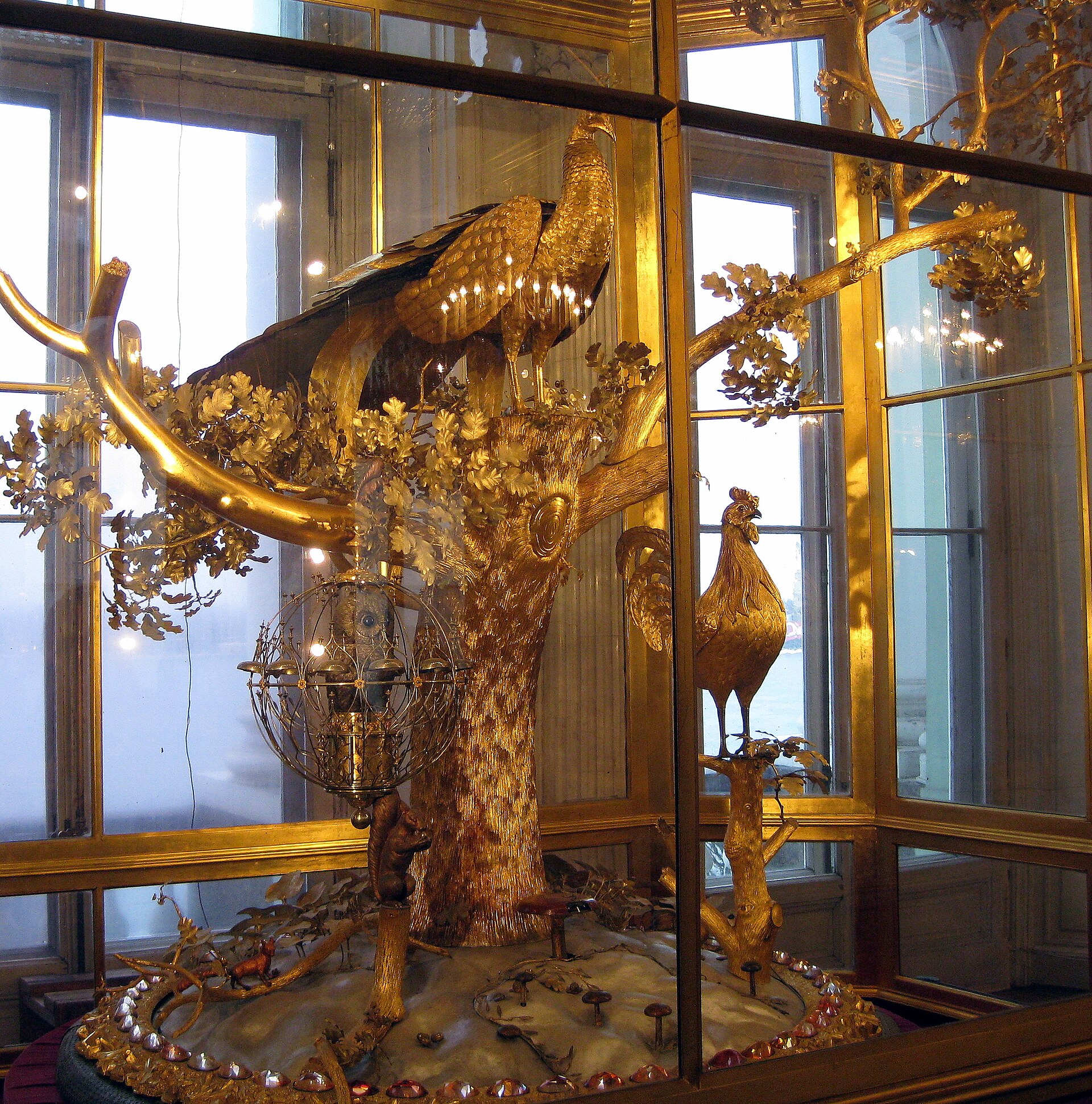 The famous Peacock Clock of the Hermitage