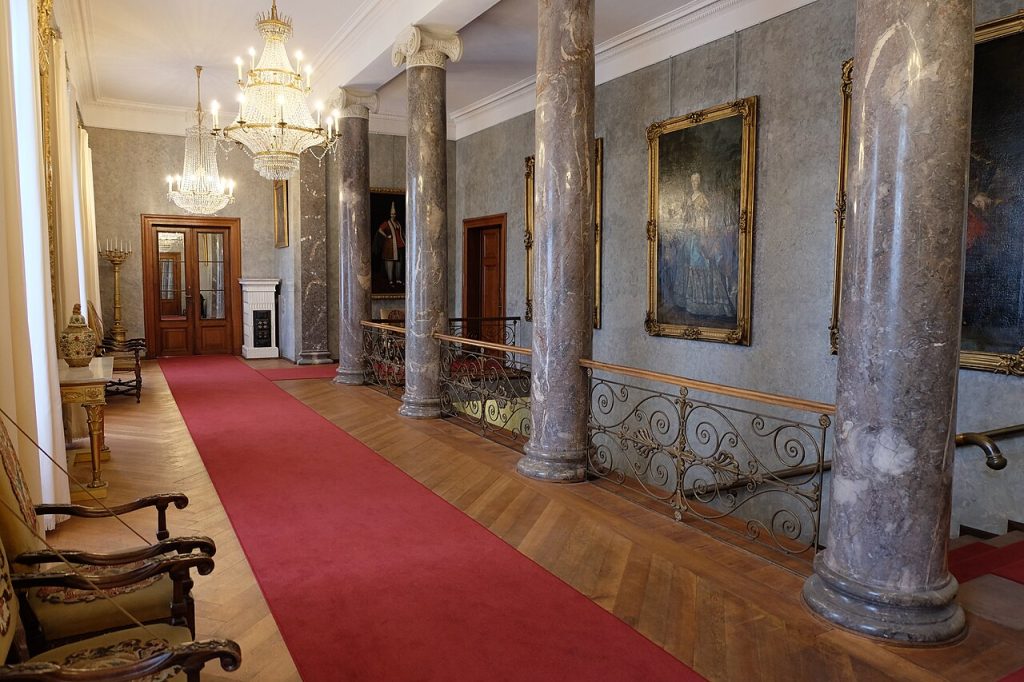 The main staircase