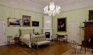 A bedroom of the imperial apartments