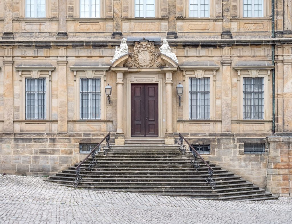 The staircase of the New Residence