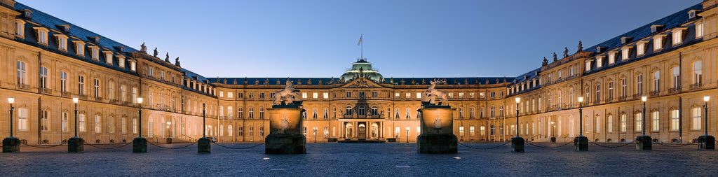 The palace on the Schlossplatz