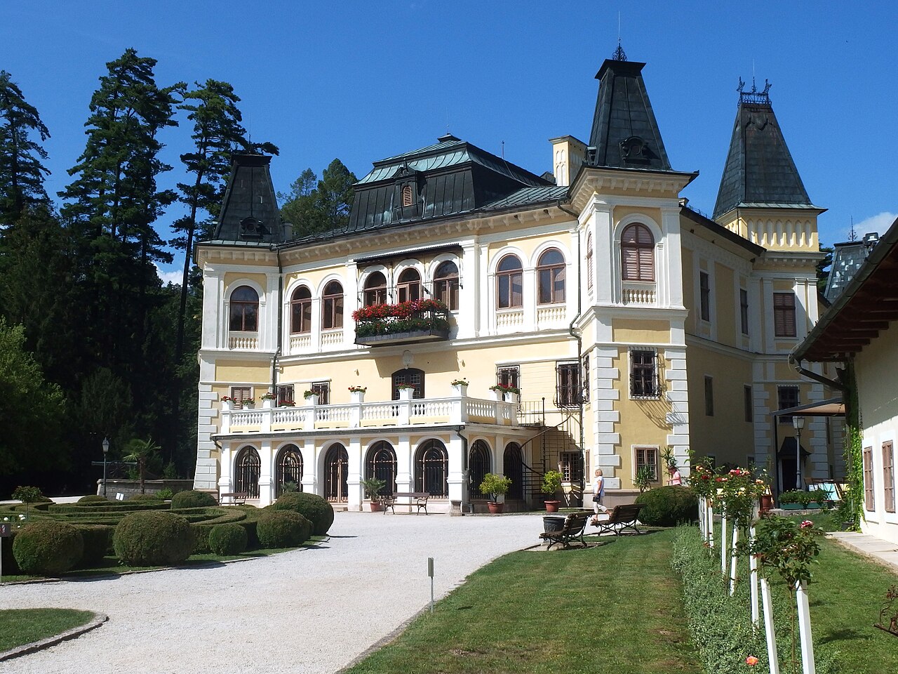 A view of the Betliar manor