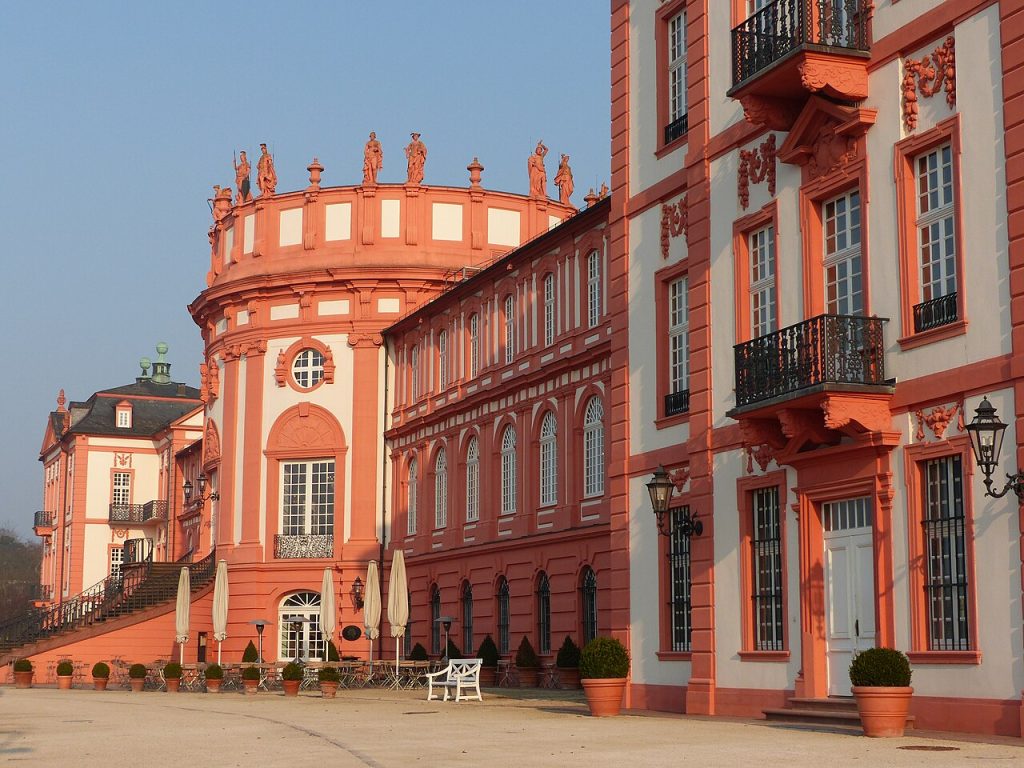 The palace in the evening light
