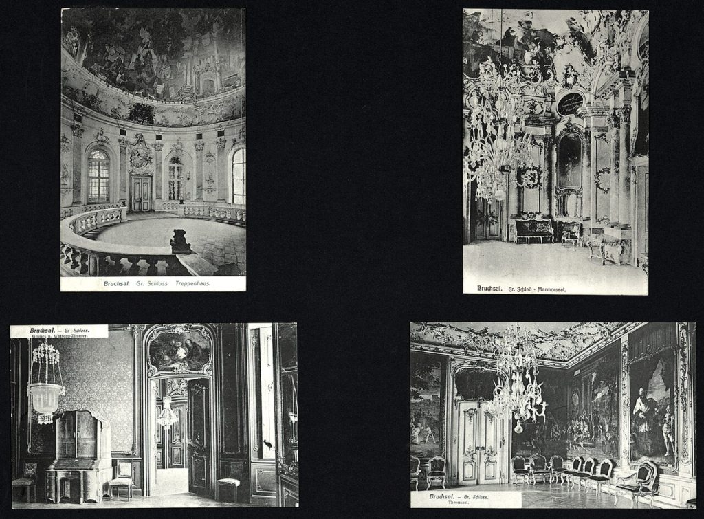 Interior view of Bruchsal Palace