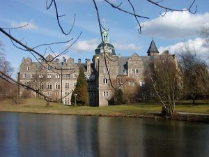 The palace front