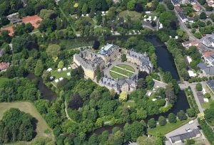 Buckeburg Palace from the air