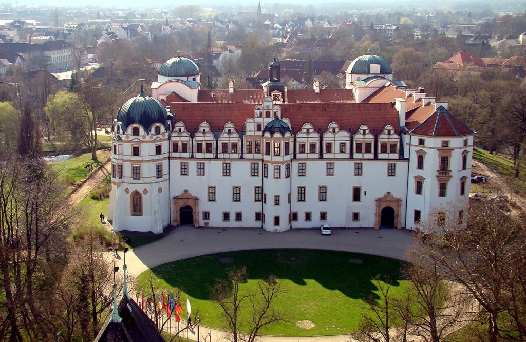 Celle Palace in spring