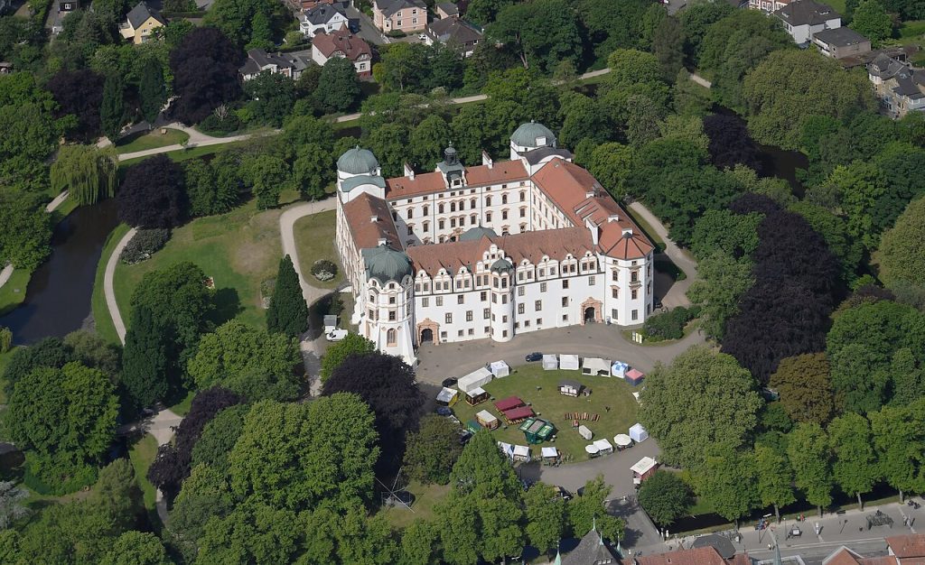 Celle Palace from the air