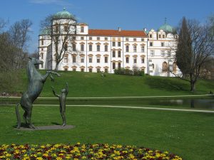 The palace and its moat