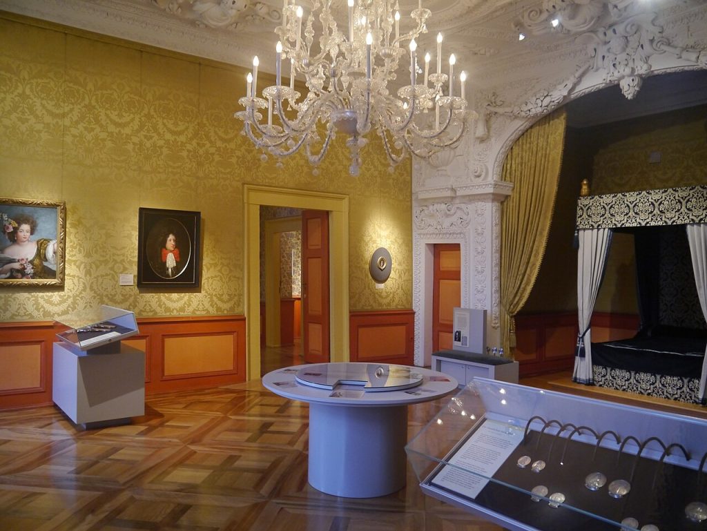 A state room of the palace