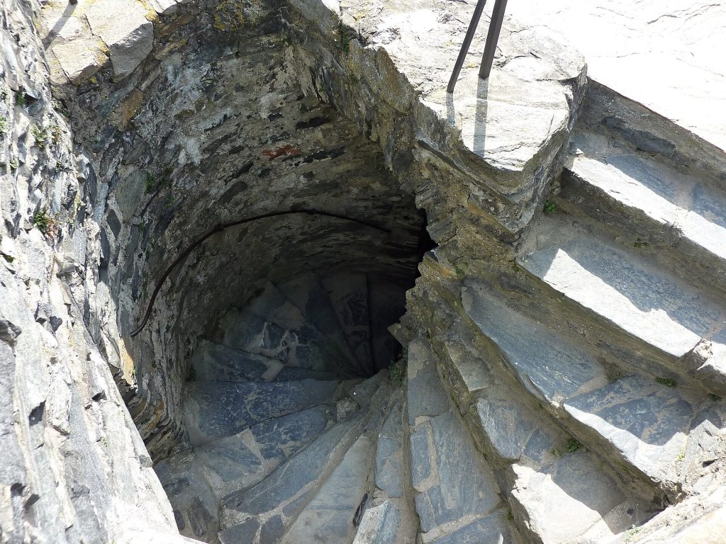 The hunger tower of the castle fortifications