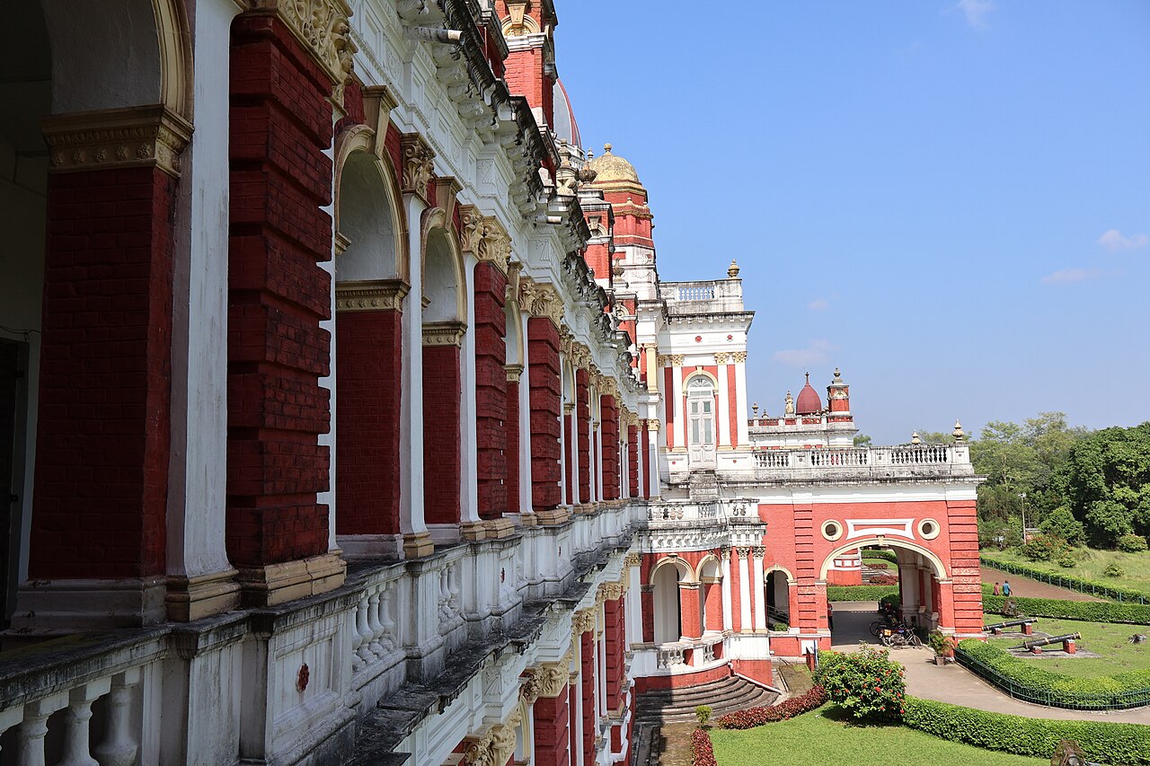 The exterior of the Cooch Behar Palace
