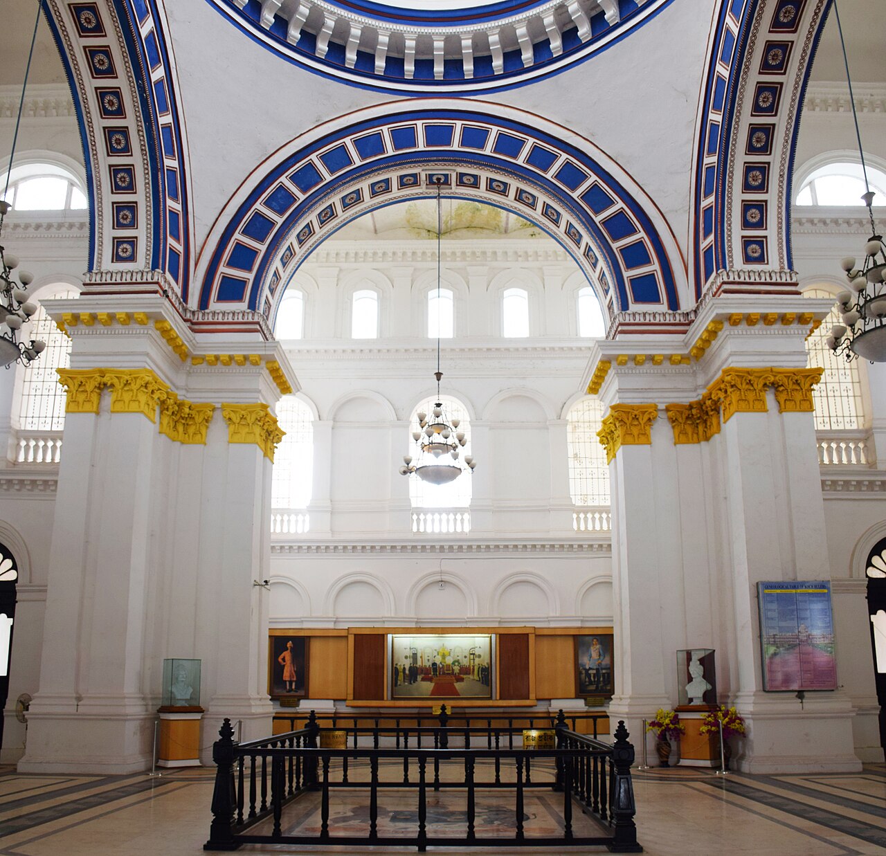 Inside the palace of the Koch maharajas