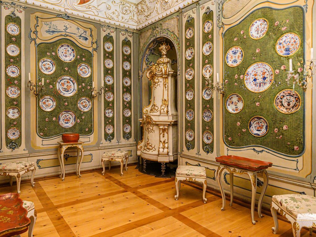 The Japanese Room with its rare screen panels