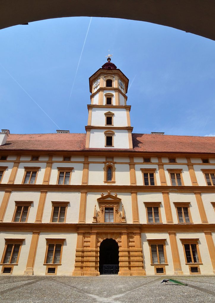 A corner tower of the palace