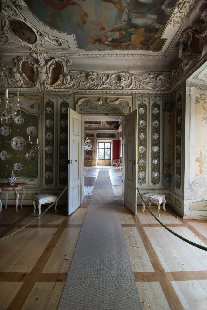 One of the state rooms on the piano nobile