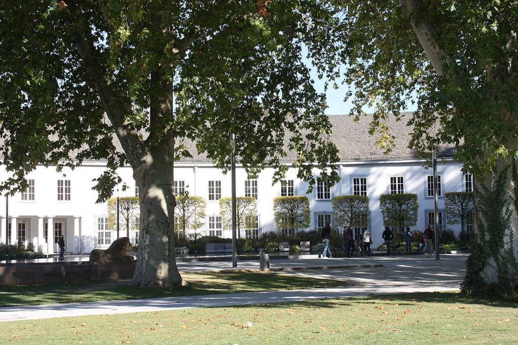 The north wing of the palace