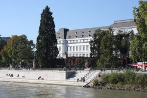 The palace seen from the Rhine