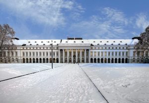The palace in winter