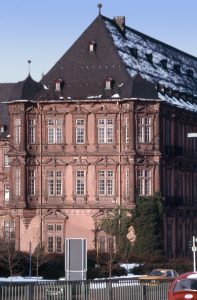 The east facade of the Electoral Palace in Mainz