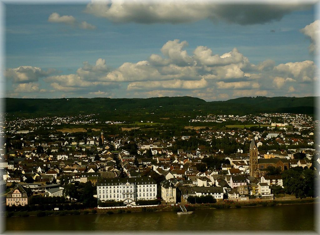 Engers Palace from the air