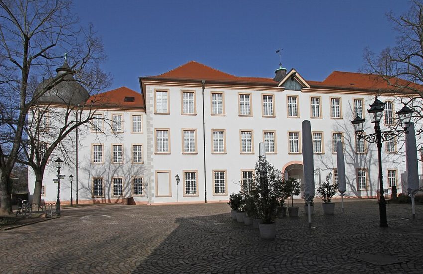 The east facade of Ettlingen Palace