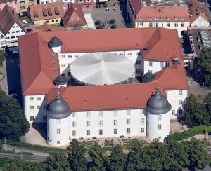 Ettlingen Palace from the air