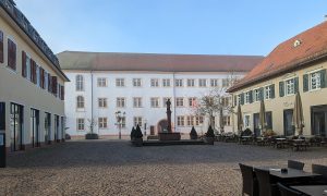 The east side of Ettlingen Palace