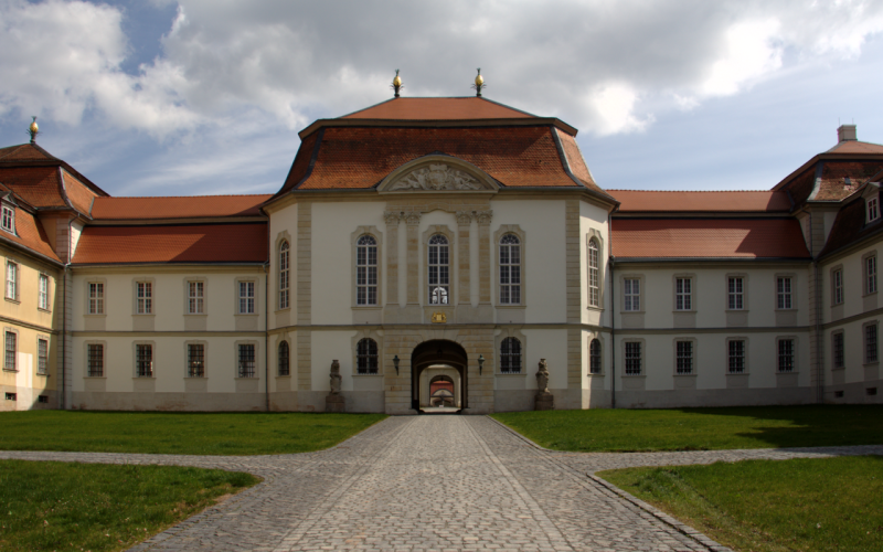 The front of Fasanerie Palace