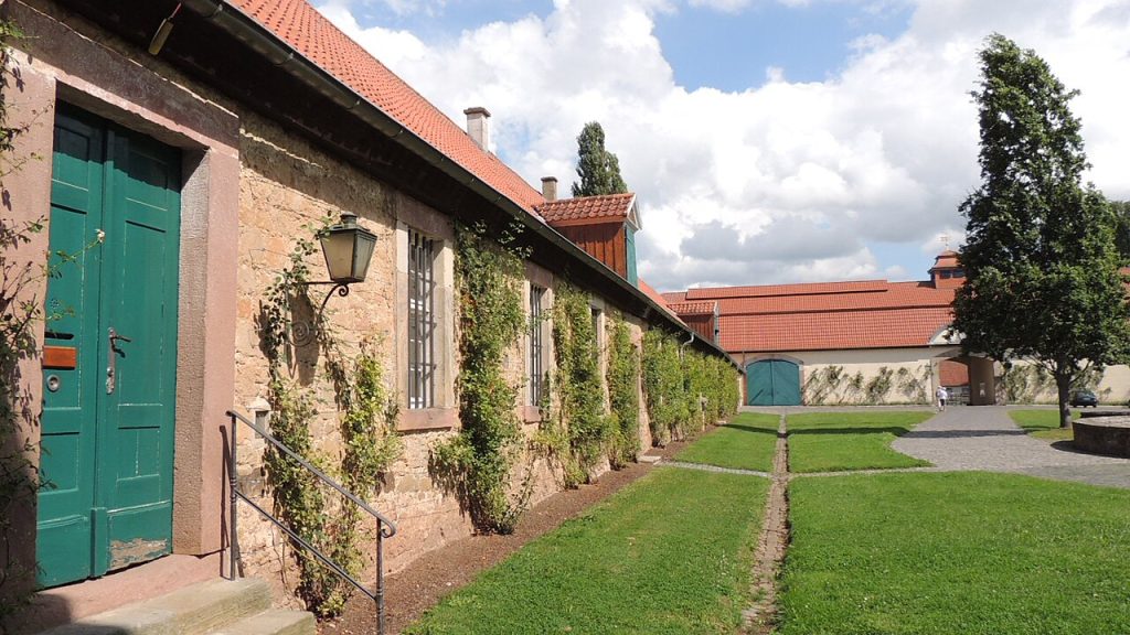 A detail of Fasanerie Palace