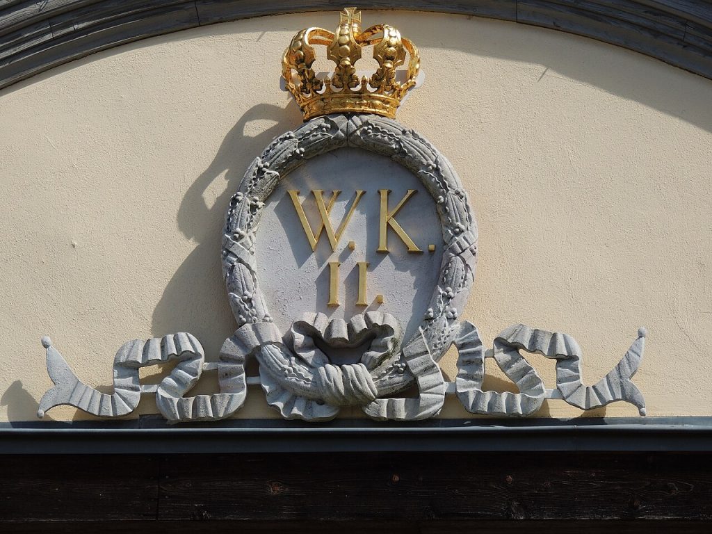 The palace grounds