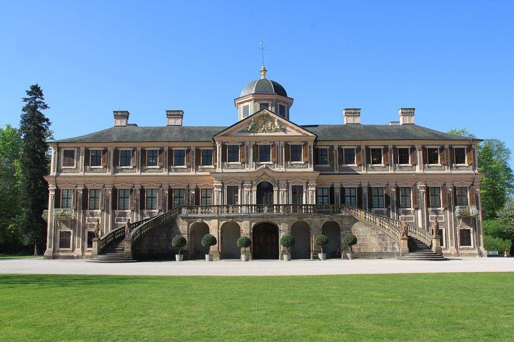 The garden front of Favorite Palace