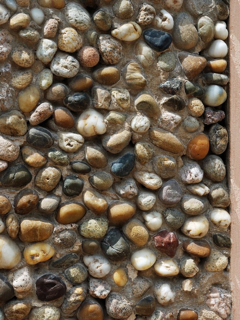 A detail of the glittering facade