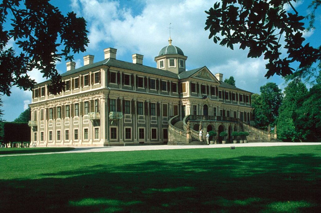 The east side of the palace