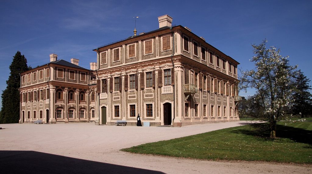 The south side of the palace