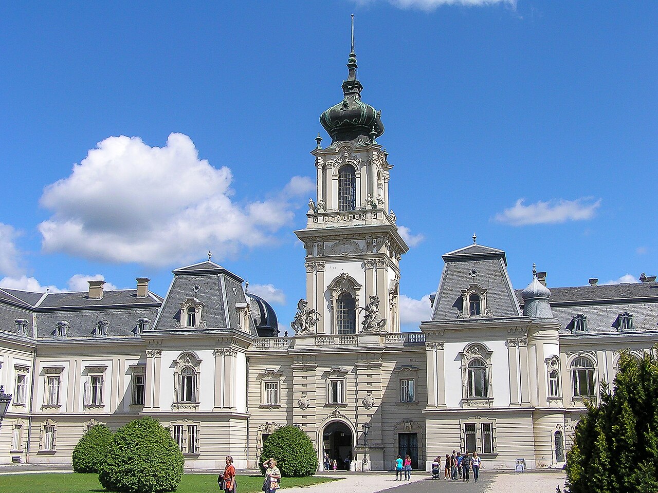 The arcades of the Festetics Palace