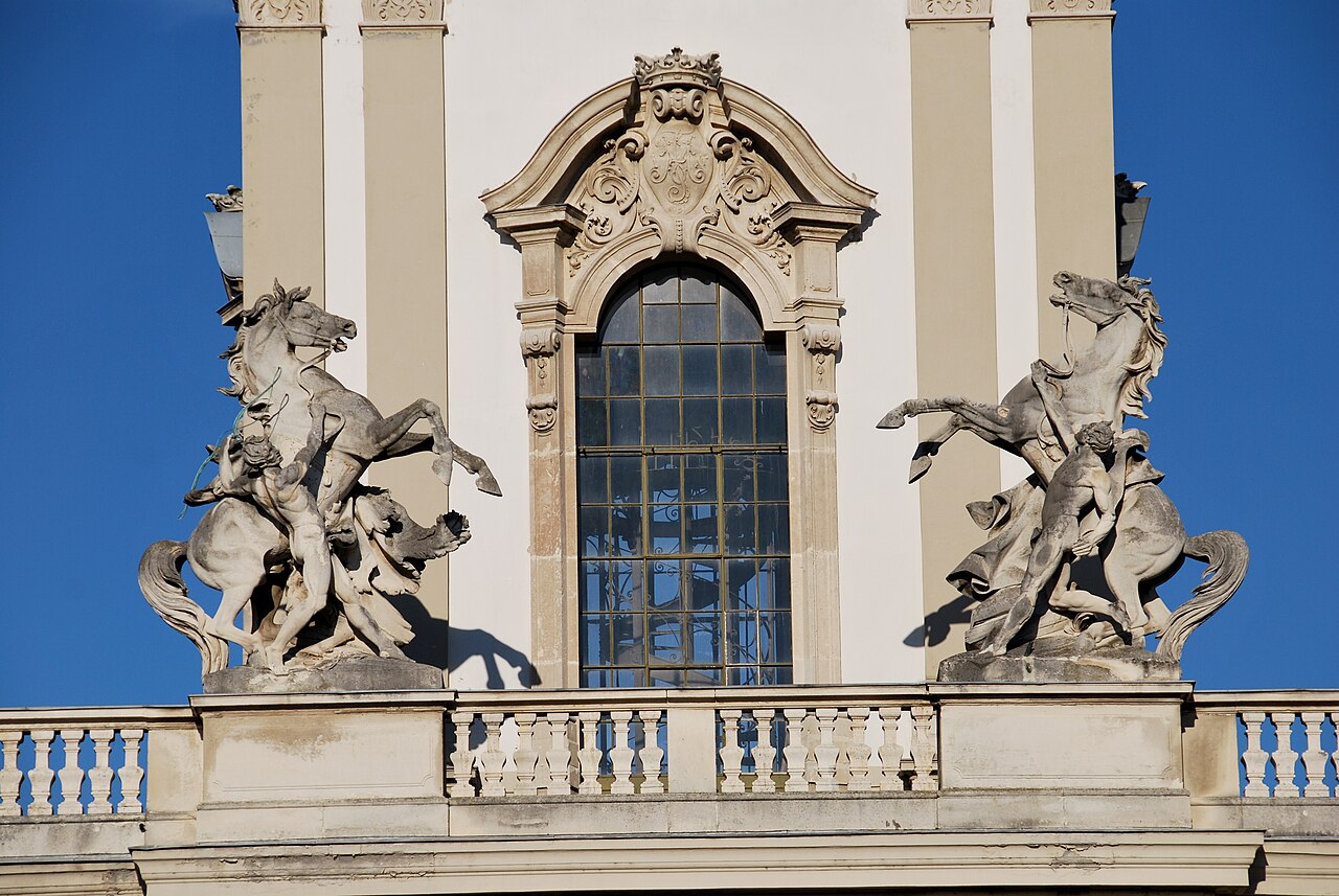 A view of the palace at Keszthely