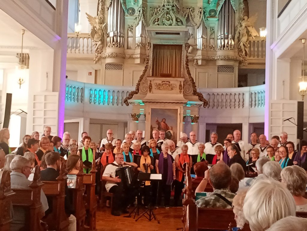 Inside the palace church